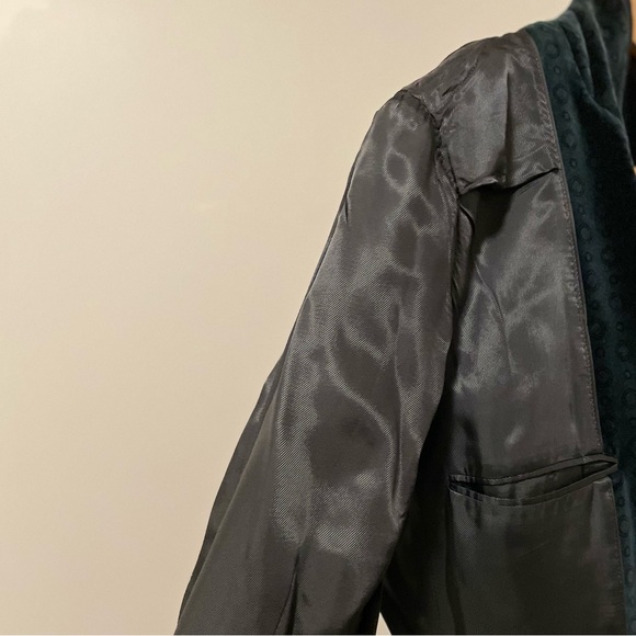 D&G Velvet Jacket in Emerald Green with Patterns - Picture 10 of 15